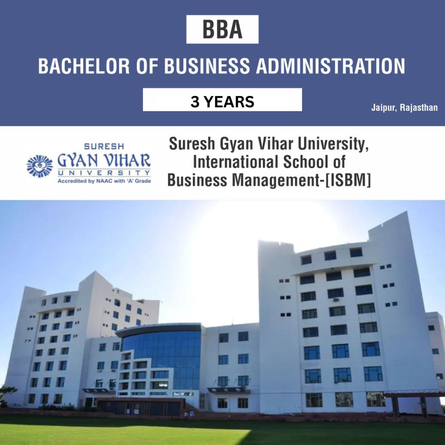 Suresh Gyan Vihar University , International  School  of  Business Management